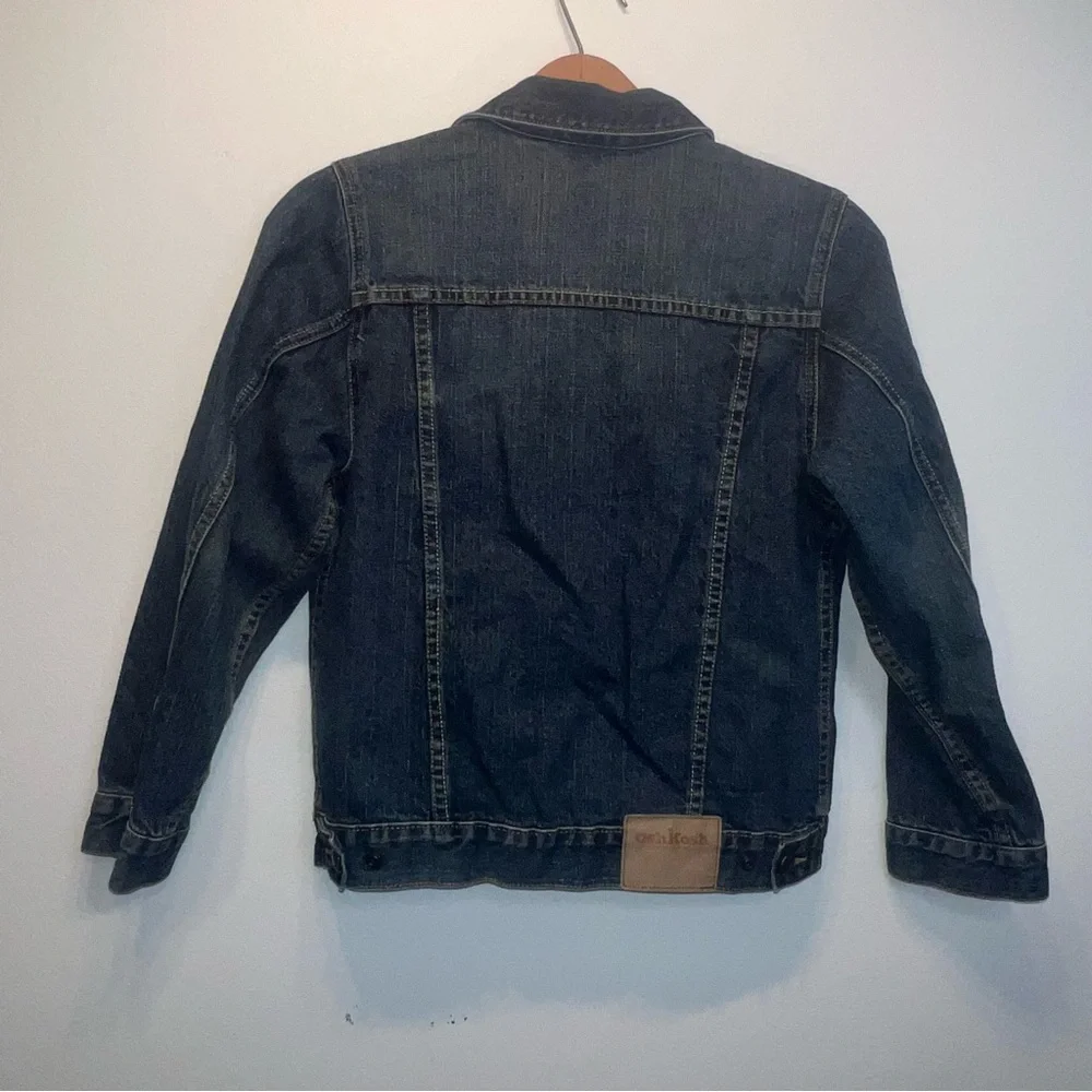 Kids Oshkosh Medium Wash Denim Jacket Kids Size 10 100% Cotton Jean Jacket Coat